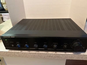 Vtg Harman Kardon HK6200 Integrated Stereo Amplifier Black Harman/Kardon - Picture 1 of 4