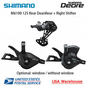 Shimano Deore 12 Speed RD-M6100 Rear Derailleur + SL-M6100-R Shifter Groupset