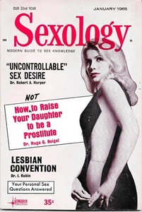 Sexology Magazine (Jan. 1965) Gernsback Vintage Paperback Science Digest Pulp - Picture 1 of 2