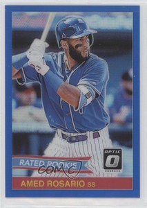 2018 Donruss Optic Rated Retro 1984 Blue Prizm /149 Amed Rosario #RR10 Rookie RC