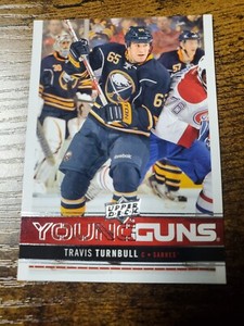 2012-13 UPPER DECK YOUNG GUNS #207 TRAVIS TURNBULL RC ROOKIE BUFFALO SABRES