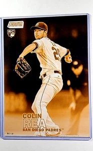 2016 Topps Stadium Club 5X7 Gold #188 Colin Rea /10 Padres RC Rookie 7x5 Jumbo - Picture 1 of 3