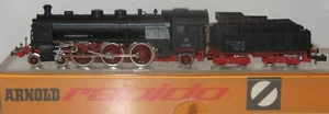 Arnold N Gauge 0254 DB Black & Red 4-6-2 Class BR 18 408 Steam Loco + Lights - Picture 1 of 15