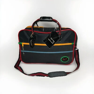 NUEVO Bolso de Lona Ricardo Beverly Hills para Pasar la Noche Negro/Multi, con Candados Foto 1 de 4