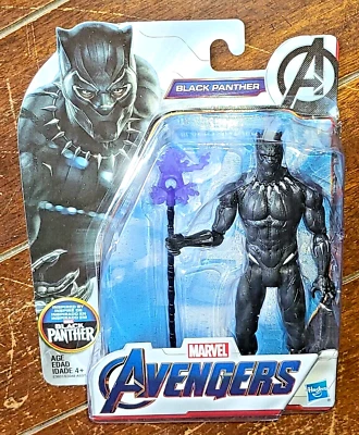 Marvel Avengers: BLACK PANTHER 6" Action Figure (2018, Hasbro) Free Shipping! Foto 1 de 2