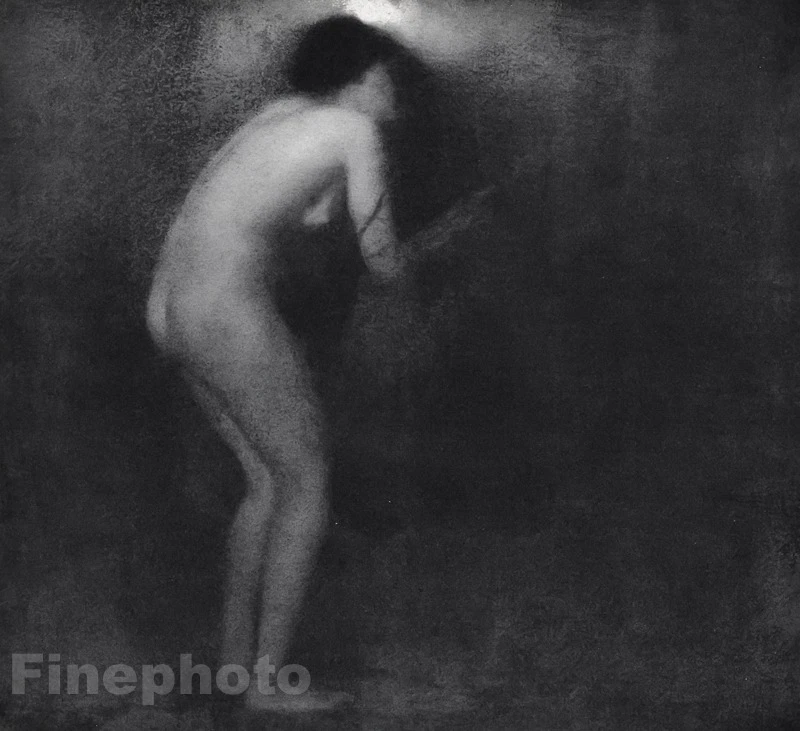 Arte fotográfica vintage 1902/63 EDWARD STEICHEN mulher nua cigale França 11x14 - Imagem 1 de 1