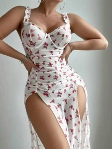 Women's Sexy-Lingerie G-String Lace Nightwear Dress Babydoll Sleepwear Underwear - Picture 1 of 18