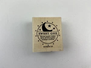 Stampin Up Stamp Circle Star Sweet One Banner Baby Cuddles 3010 baby shower card - Picture 1 of 4