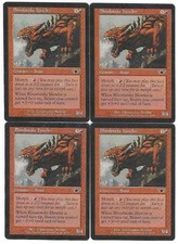 Magic the Gathering MTG Legions Bloodstoke Howler Cards Christopher Moeller X4