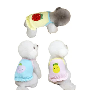 Dog Pet Tank Top Puppy Shirt Pomeranian Vest Yorkie Clothes Chihuahua Cat Cute - Picture 1 of 14