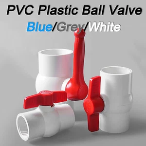 PVC Plastic Ball ValveTap Flow Control Valve 20/25/32/40/50/63/75/90/110/160mm - Picture 1 of 11