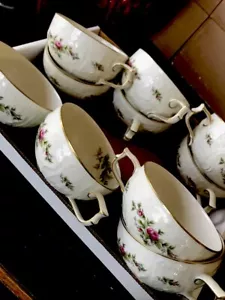 ROSENTHAL GERMANY CLASSIC ROSE Ivory porcelain Tea cups only $ 5- each 10 avail. - Picture 1 of 11