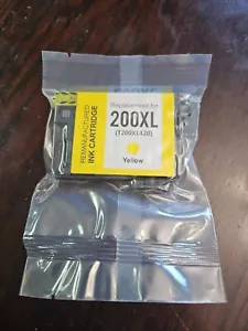 Epson Printer 200XL T200XL420 Yellow Ink Cartridge Sealed Fast Shipping - Picture 1 of 3