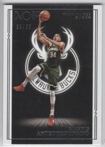 2020-21 Panini Noir #85 Giannis Antetokounmpo I /99 