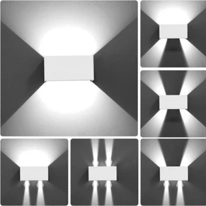 24W LED Wandlampen Innen/Außen Auf und ab Einstellbarer Lichtstrahl Wandleuchte* - Bild 1 von 11