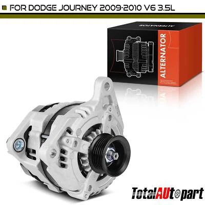 Nuevo alternador para Dodge Journey 2009 2010 V6 3,5 L 140A 12 V CW polea de 6 ranuras Foto 1 de 4