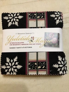 Benartex Sampler, Yuletide Magic By Erin McCallister. New Old Stock. 27 Count - Picture 1 of 4