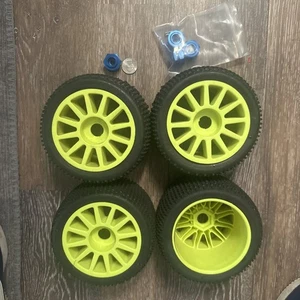 BIG Rc Truck Wheels Tires Pro-Line Wheels 7/8” Hubs Included, 3.5” Wide! Huge! - Picture 1 of 18