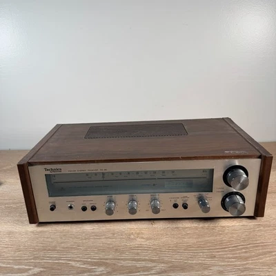 Vintage Technics SA-80 AM/FM Stereo Receiver Tested  (READ Description) - Image 1 of 4