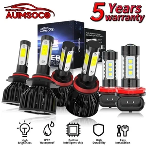 For Jeep Compass 2014-2021 LED Headlight Super Bright Cool White Bulbs 36000LM - Picture 1 of 16