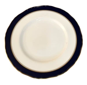 Royal Worcester Cavendish Blue Fine Bone China Salad Lunch Plate Made In England - Picture 1 of 6