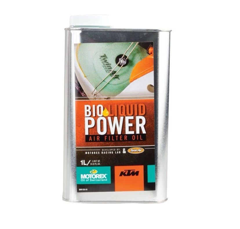 New OEM KTM Motorex Air Filter Oil 1L - 809126-01    KTM AIR FILTER OIL - Image 1 of 1