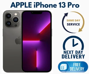Apple iPhone 13 Pro 256GB 5G entsperrt Smartphone 6,1" Farbe schwarz guter Zustand - Bild 1 von 16