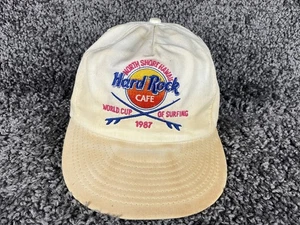 Vintage North Shore Hawaii Hard Rock Cafe World Cup Of Surfing 1987 Mütze Strapback - Bild 1 von 8