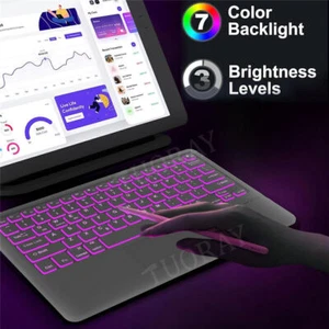 Touchpad Backlit Keyboard Mouse For Lenovo Tab P12 Pro P11 M11 M10 HD/FHD Plus - Picture 1 of 42