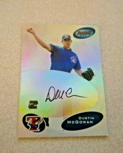 2003 Bowman's Best Autograph #BB-DMM Dustin McGowan Blue Jays - Picture 1 of 2