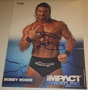 Signiertes Autogramm TNA Wrestling Bobby Roode Promo Foto Impact WWE WWF WCW AEW - Bild 1 von 3
