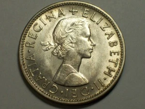 1961 Great Britain Half Crown KM#907 Near Gem BU SN4823 - Picture 1 of 2