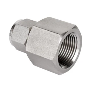 FITOK 316 SS 3/8 in Tube OD x 1/2 Female NPT Compression Tube Fitting Connector - Picture 1 of 2