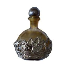 Vintage Iridescent Metal Encased Perfume Bottle￼