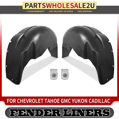 Nuevos forros de guardabarros traseros para Chevrolet Tahoe GMC Yukon 07-14 Escalade 2 piezas Foto 1 de 4