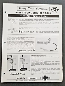 1994 Massey Ferguson - Nuday Tools Catalog Brochure With Price List - Order Form - Picture 1 of 3