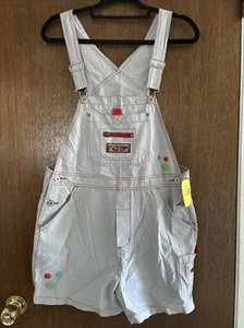 cartoon network 2000 powerpuff girls bib overalls juniors size large vtg New - Picture 1 of 11