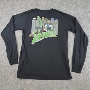 Panavision Halloween 2017 Shirt Mens Medium Black Crew Neck Long Sleeve Graphic - Picture 1 of 15