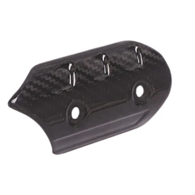 Carbon Fiber Look Motorcycle Exhaust Pipe Heat Shield Anti-scalding Protect Cap - Image 1 of 4