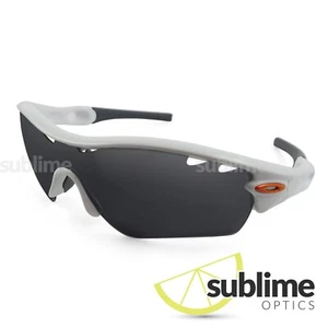 Dark Grey Black Polarized Replacement lenses for Oakley Radar path vented - Picture 1 of 3