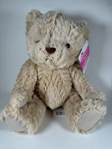 Walmart Plush Light Brown Bear 10” Sitting Valentines Day 2023 Stuffed Animal - Picture 1 of 10