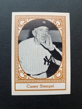 1980 TCMA All-Time New York Yankees Baseball Card Casey Stengel - NM