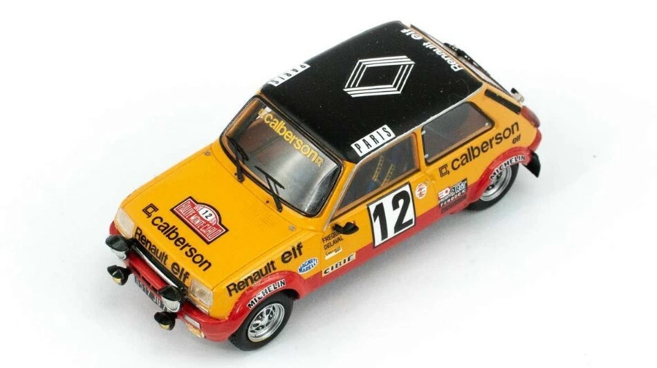 Spark Model RENAULT 5 GR.2 N.12 3rd MONTE CARLO 1978 G.FREQUELIN-J.DELAVAL 1:43 - Immagine 1 di 1