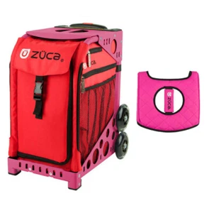 Zuca Sporttasche - Chili mit schwarz/rosa Sitzbezug (rosa Gestell) - Bild 1 von 1