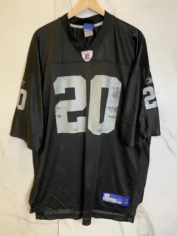 Reebok NFL Oakland Raiders Football #20 McFadden Football Jersey Black Size 2XL Cover