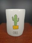 Rae Dunn Richly Scented Candle Lava CHILL 8.7oz Cream Off White Catus Plant