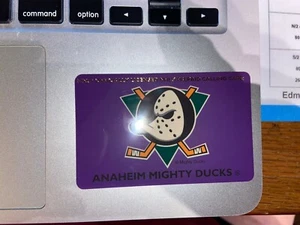 1994 Anaheim Mighty Ducks Phone Card $10 NATIONAL HOCKEY LEAGUE NHL Phone Card! - Foto 1 di 2