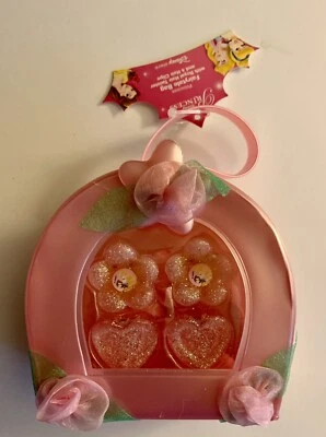 Disney Store Princess Hair Accessories in Carry Bag Purse Clips Pink scrunchie - Image 1 of 4