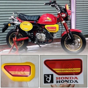 Sticker Cover Air Filter Complete Set L/R Side For Honda Monkey Z125 R125 Plaid - Bild 1 von 18