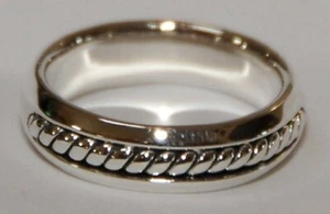 Sterling Silber Seil Ring Größen 6, 7, 9   - Bild 1 von 1